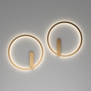 DK5035-SG Бра ROUND со светодиодом, IP20, 24W, 3000/4000/6500K, матовое золото, алюминий в Елабуге - elabuga.ok-mebel.com | фото 7