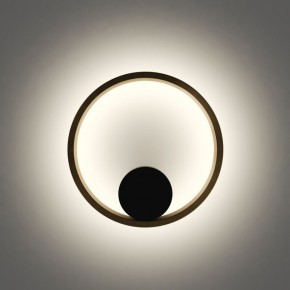 DK5060-BK+SG Бра ORBIT, IP20, 3000К, LED, 10 Вт, черный + сатинированное золото, алюминий в Елабуге - elabuga.ok-mebel.com | фото 4