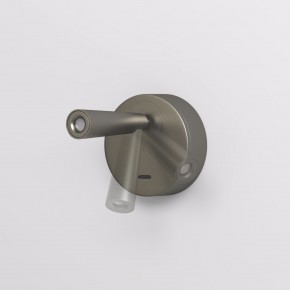 DK5072-DN Бра SHINE WALL со светодиодом, D104*H68, IP20, 3000К, 3W, RA?90, темный никель, алюминий в Елабуге - elabuga.ok-mebel.com | фото 3