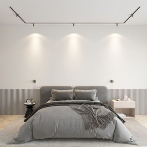 DK5072-DN Бра SHINE WALL со светодиодом, D104*H68, IP20, 3000К, 3W, RA?90, темный никель, алюминий в Елабуге - elabuga.ok-mebel.com | фото 4