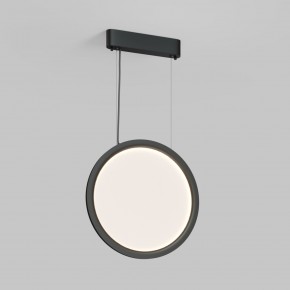 DK6604-BK Подвесной вертикальный светильник Veil со светодиодом H1500 d450 220V 36W 3000-6000K IP20 черный алюминий в Елабуге - elabuga.ok-mebel.com | фото