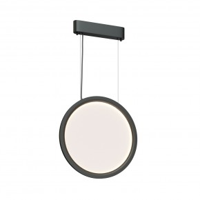DK6604-BK Подвесной вертикальный светильник Veil со светодиодом H1500 d450 220V 36W 3000-6000K IP20 черный алюминий в Елабуге - elabuga.ok-mebel.com | фото 3