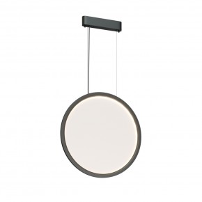 DK6606-BK Подвесной вертикальный светильник Veil со светодиодом H1700 d600 220V 48W 3000-6000K IP20 черный алюминий в Елабуге - elabuga.ok-mebel.com | фото 5