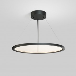 DK6616-BK Подвесной горизонтальный светильник Veil со светодиодом H900 d600 220V 48W 3000-6000K IP20 черный алюминий в Елабуге - elabuga.ok-mebel.com | фото