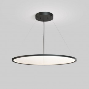 DK6620-BK Подвесной горизонтальный светильник Veil со светодиодом H900 d1000 220V 82W 3000-6000K IP20 черный алюминий в Елабуге - elabuga.ok-mebel.com | фото