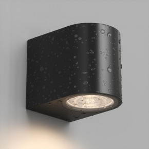 DK9790-BK Настенный уличный светильник NARVIK, IP44, GU10 LED, до 15 Вт, черный, алюминий в Елабуге - elabuga.ok-mebel.com | фото 3
