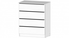 ЭЛЕГАНТ Комод 4 ящика (белый) в Елабуге - elabuga.ok-mebel.com | фото