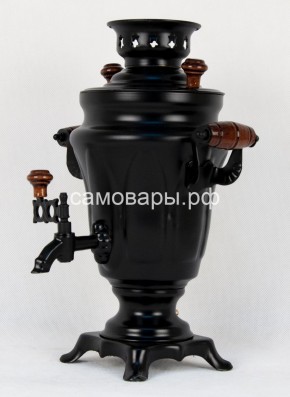 Электрический самовар "Черный Русский" матовый тюльпан в наборе на 1,5 литра. Ограниченная серия. в Елабуге - elabuga.ok-mebel.com | фото 2