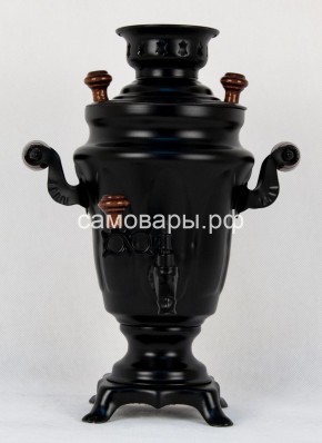 Электрический самовар "Черный Русский" матовый тюльпан в наборе на 1,5 литра. Ограниченная серия. в Елабуге - elabuga.ok-mebel.com | фото 3