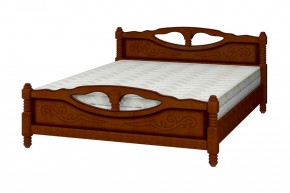 ЕЛЕНА-4 Кровать из массива (орех) в Елабуге - elabuga.ok-mebel.com | фото 2