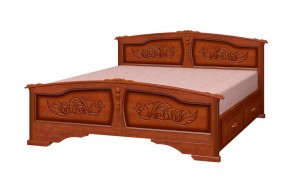 ЕЛЕНА Кровать из массива (Орех) в Елабуге - elabuga.ok-mebel.com | фото 2