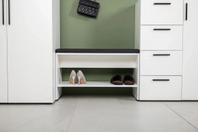 ЭЙР прихожая (модульная) Белый Шагрень в Елабуге - elabuga.ok-mebel.com | фото 23