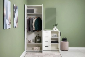 ЭЙР прихожая (модульная) Белый Шагрень в Елабуге - elabuga.ok-mebel.com | фото 25
