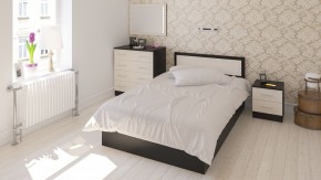 Фиеста Кровать 1200, цвет венге/дуб лоредо, ШхГхВ 123,5х203,5х80 см., сп.м. 1200х2000 мм., без матраса, основание есть в Елабуге - elabuga.ok-mebel.com | фото 5