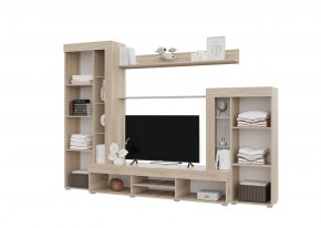 Гостиная Дельта (Сонома/Белый) в Елабуге - elabuga.ok-mebel.com | фото 2
