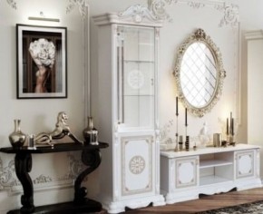Гостиная Грация (комплект) белый/золото в Елабуге - elabuga.ok-mebel.com | фото 3