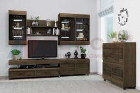 Гостиная Камелия Композиция 8 (Гикори Джексон темный) в Елабуге - elabuga.ok-mebel.com | фото