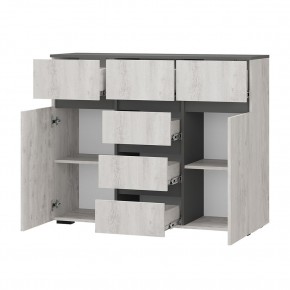 Гостиная Мрия (модульная) Бетон пайн светлый/Графит в Елабуге - elabuga.ok-mebel.com | фото 14
