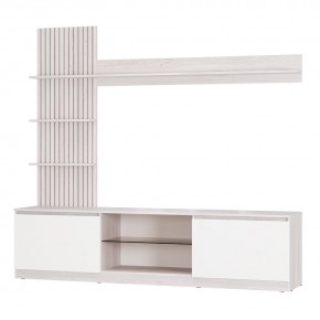 Гостиная Убер ГС-05 (ясень белый/белый) в Елабуге - elabuga.ok-mebel.com | фото 2