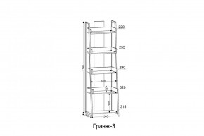 ГРАНЖ-3 Этажерка в Елабуге - elabuga.ok-mebel.com | фото 2