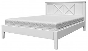 ГРАЦИЯ-2 Кровать из массива 1600 (Белый античный) в Елабуге - elabuga.ok-mebel.com | фото
