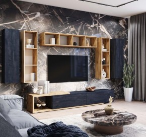 ХЛОЯ Гостиная (Дуб Вотан/Обсидиан) модульная в Елабуге - elabuga.ok-mebel.com | фото 10
