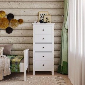 Комод 05 Кантри белый с пятью ящиками в Елабуге - elabuga.ok-mebel.com | фото 4