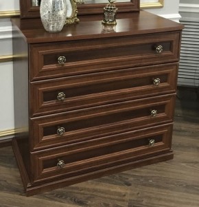 Комод 4 ящика Афина + Зеркало ППУ Афина (караваджо) в Елабуге - elabuga.ok-mebel.com | фото 3