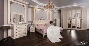 Комод 4 ящика Афина + Зеркало ППУ Афина (крем корень) в Елабуге - elabuga.ok-mebel.com | фото 7