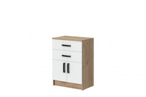 Комод Эконом (Дуб Крафт золотой/Белый текстурный) в Елабуге - elabuga.ok-mebel.com | фото