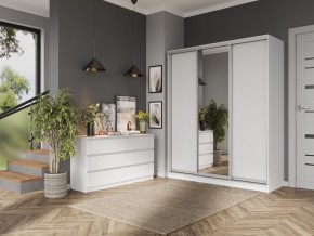 Комод с 6 ящиками 1400 "Бьянко" (Белый лофт) в Елабуге - elabuga.ok-mebel.com | фото 2