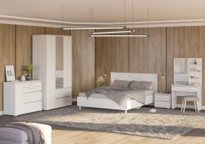 АДЕЛИНА Комод с 1дв и 3-мя ящ (белый рамух) в Елабуге - elabuga.ok-mebel.com | фото 3