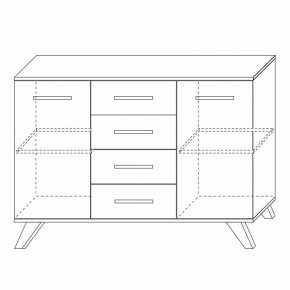 Комодино Вега Скандинавия в Елабуге - elabuga.ok-mebel.com | фото 5