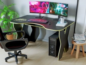 Компьютерный стол КЛ №9.0 (Черный/Желтый) в Елабуге - elabuga.ok-mebel.com | фото 2