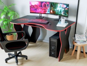 Компьютерный стол КЛ №9.0 (Черный/Красный) в Елабуге - elabuga.ok-mebel.com | фото 3