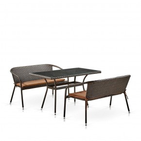 Комплект мебели из иск. ротанга T286A/S139A-W53 Brown в Елабуге - elabuga.ok-mebel.com | фото 2