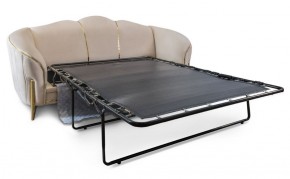 Комплект мягкой мебели Lara 3-1-1 с раскладным механизмом (бежевый/золото) в Елабуге - elabuga.ok-mebel.com | фото 3