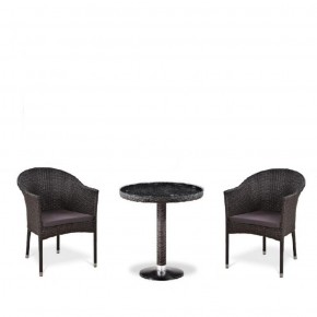 Комплект плетеной мебели T601/Y350A-W53 Brown (2+1) в Елабуге - elabuga.ok-mebel.com | фото 1