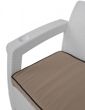 Комплект уличной мебели Yalta Premium Terrace Set (Ялта) белый (+подушки под спину) в Елабуге - elabuga.ok-mebel.com | фото 5