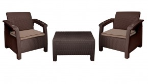 Комплект уличной мебели Yalta Premium Terrace Set (Ялта) шоколадый (+подушки под спину) в Елабуге - elabuga.ok-mebel.com | фото 8