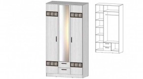 КОСТА-РИКА Шкаф 3-х створчатый (анкор светлый) в Елабуге - elabuga.ok-mebel.com | фото