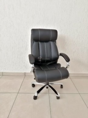 Кресло Barneo K-303 для руководителя (черная экокожа) в Елабуге - elabuga.ok-mebel.com | фото 1