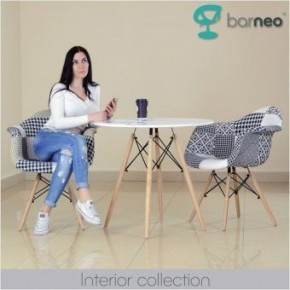 Кресло Barneo N-14 Patchwork черно-белый в Елабуге - elabuga.ok-mebel.com | фото 3