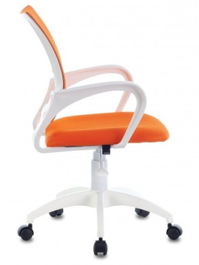 Кресло BRABIX "Fly MG-396W", пластик белый, сетка, оранжевое, 532401, MG-396W_532401 в Елабуге - elabuga.ok-mebel.com | фото 3