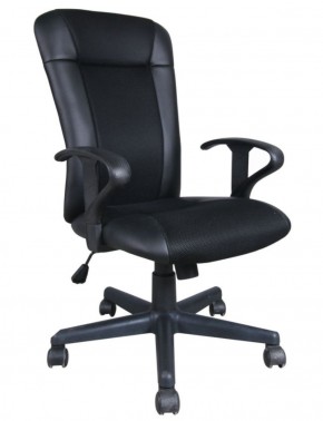 Кресло BRABIX "Optima MG-370" (экокожа/ткань, черное) 531580 в Елабуге - elabuga.ok-mebel.com | фото