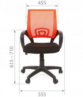 Кресло для оператора CHAIRMAN 696 black (ткань TW-11/сетка TW-01) в Елабуге - elabuga.ok-mebel.com | фото 4