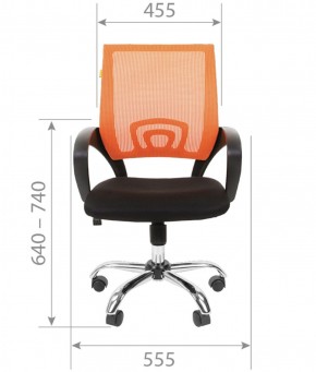 Кресло для оператора CHAIRMAN 696 хром (ткань TW-11/сетка TW-01) в Елабуге - elabuga.ok-mebel.com | фото 6