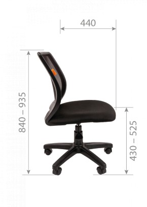 Кресло для оператора CHAIRMAN 699 Б/Л (ткань стандарт/сетка TW-66) в Елабуге - elabuga.ok-mebel.com | фото 7