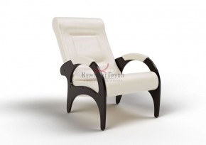 Кресло для отдыха Римини 19-К-КР (экокожа/венге) КРЕМ в Елабуге - elabuga.ok-mebel.com | фото