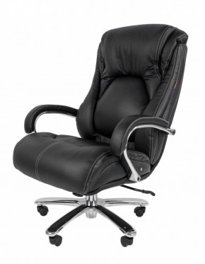 Кресло для руководителя CHAIRMAN 402 (Кожа) Черное в Елабуге - elabuga.ok-mebel.com | фото 2